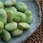 What precaution do I need to take with broad beans during my pregnancy